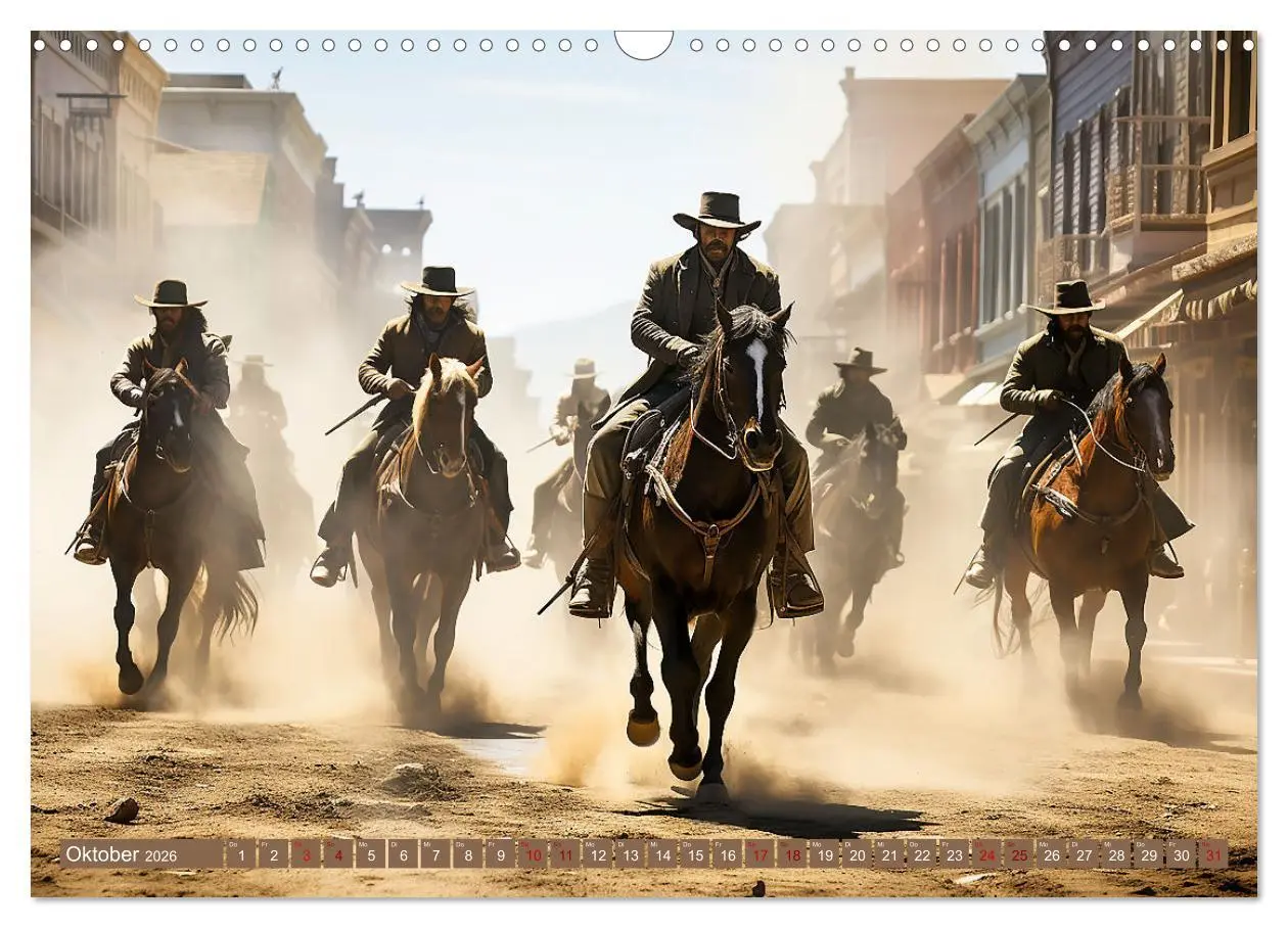 Bild: 9783457504017 | Western Life (Wandkalender 2026 DIN A3 quer), CALVENDO Monatskalender