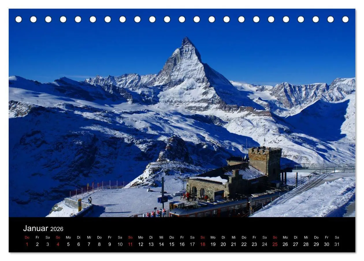 Bild: 9783516144017 | Faszination Matterhorn (Tischkalender 2026 DIN A5 quer), CALVENDO...