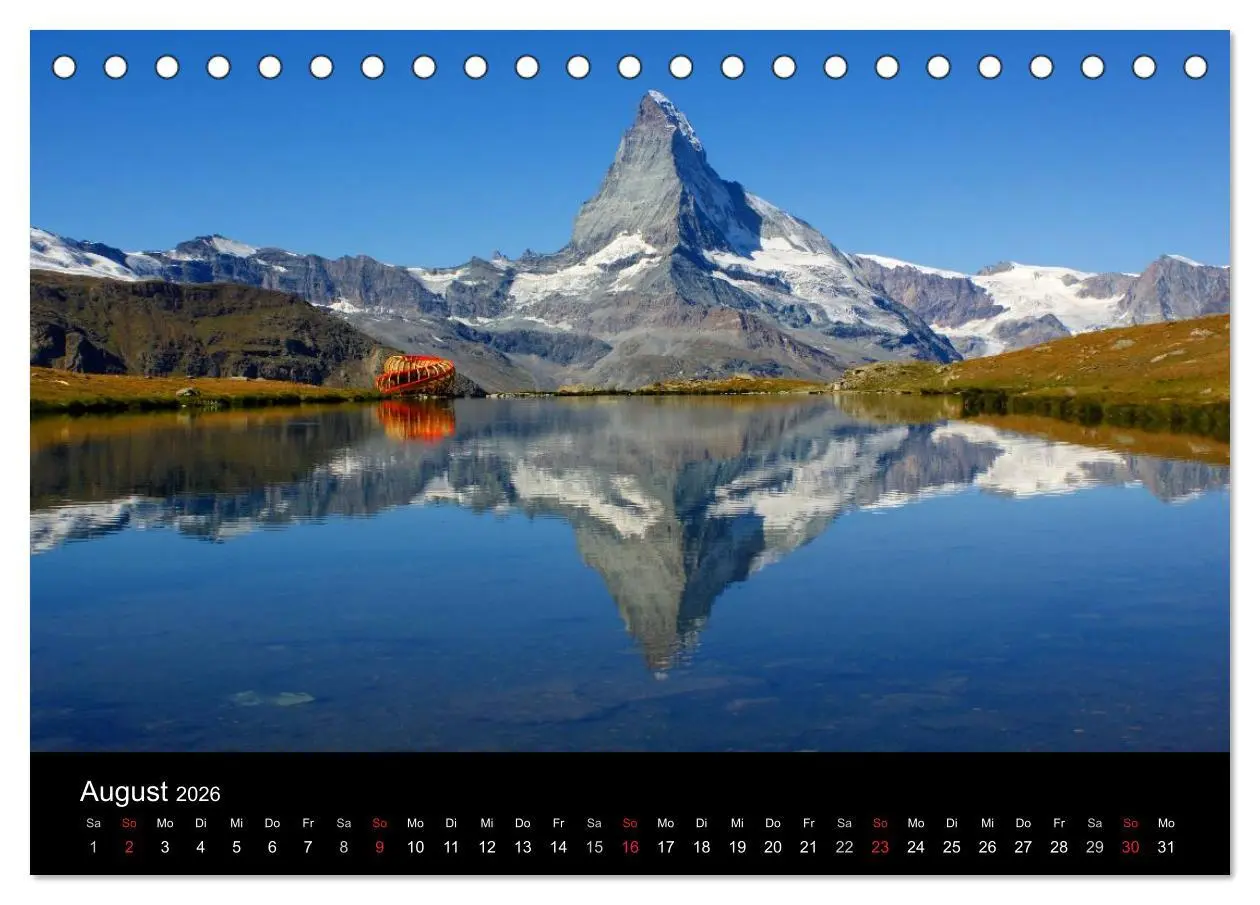 Bild: 9783516144017 | Faszination Matterhorn (Tischkalender 2026 DIN A5 quer), CALVENDO...