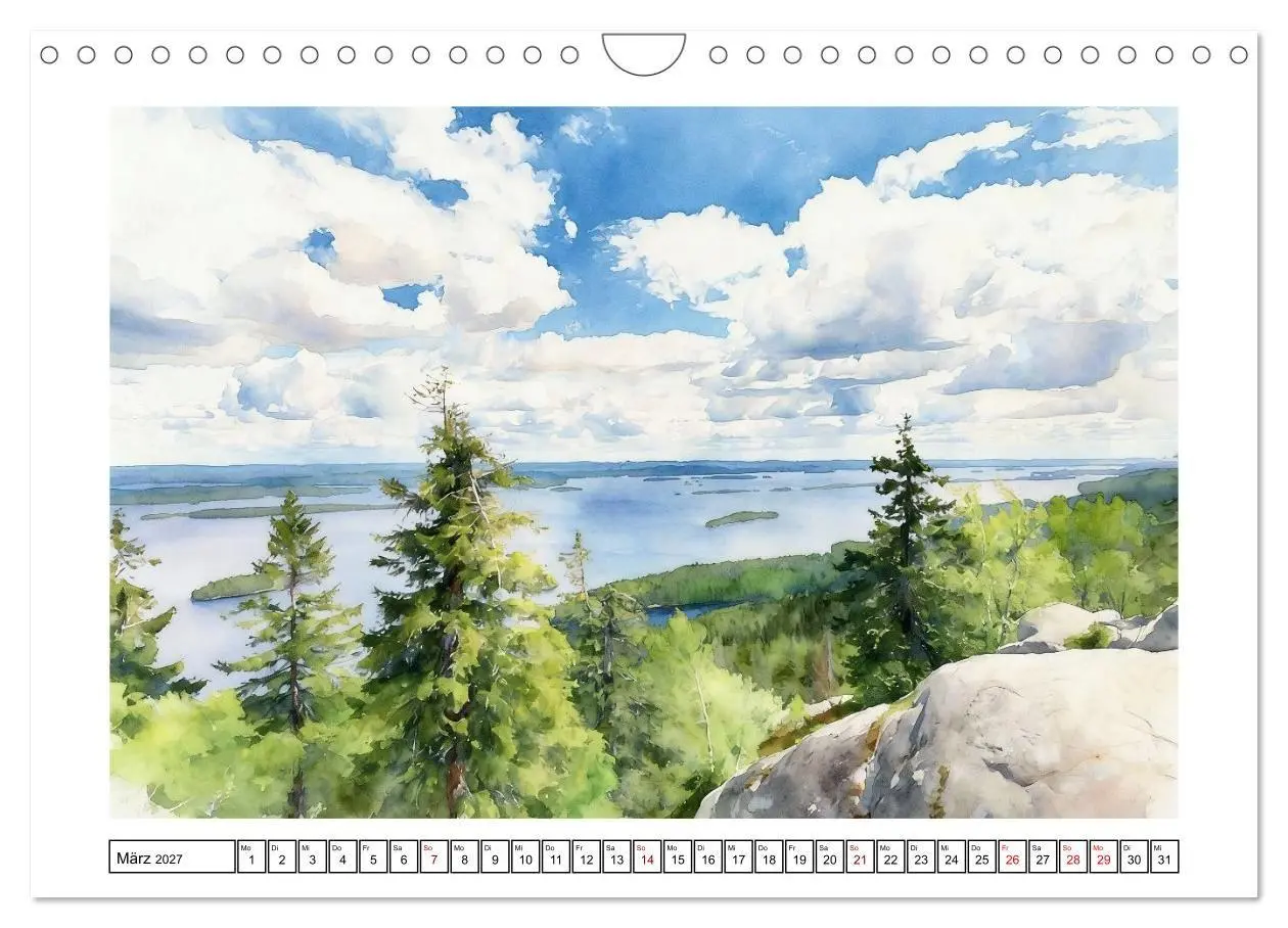 Bild: 9783516764017 | Finnland - Naturparadies (Wandkalender 2027 DIN A4 quer), CALVENDO...