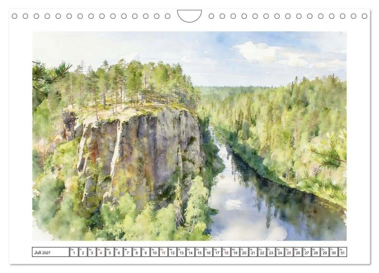 Bild: 9783516764017 | Finnland - Naturparadies (Wandkalender 2027 DIN A4 quer), CALVENDO...