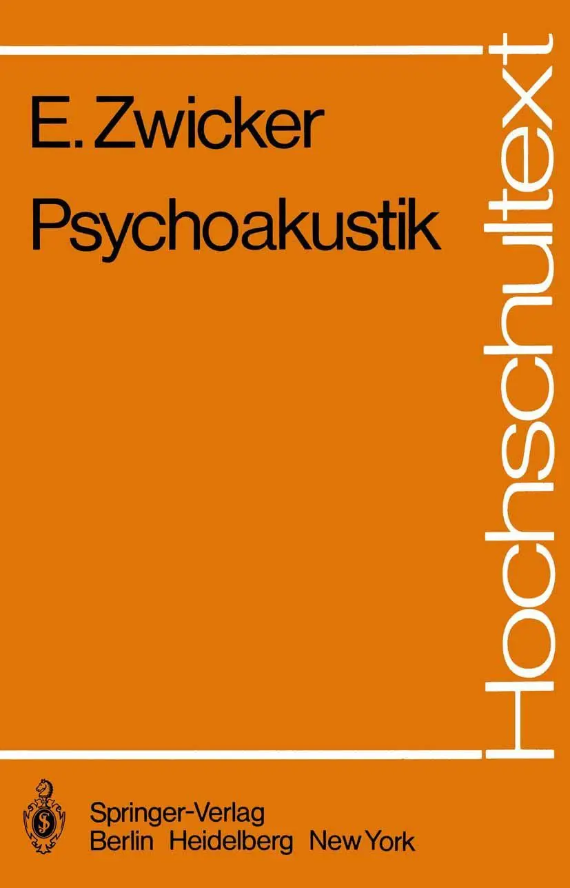 Cover: 9783540114017 | Psychoakustik | E. Zwicker | Taschenbuch | xii | Deutsch | 1982