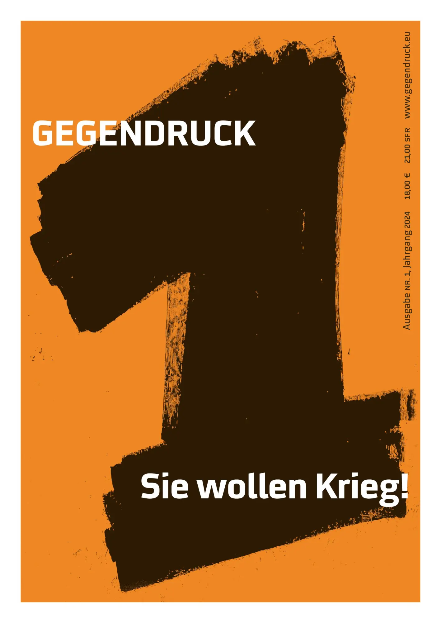 Cover: 9783911394017 | Gegendruck, Ausgabe 1 | Sie wollen Krieg! | Manova | Taschenbuch