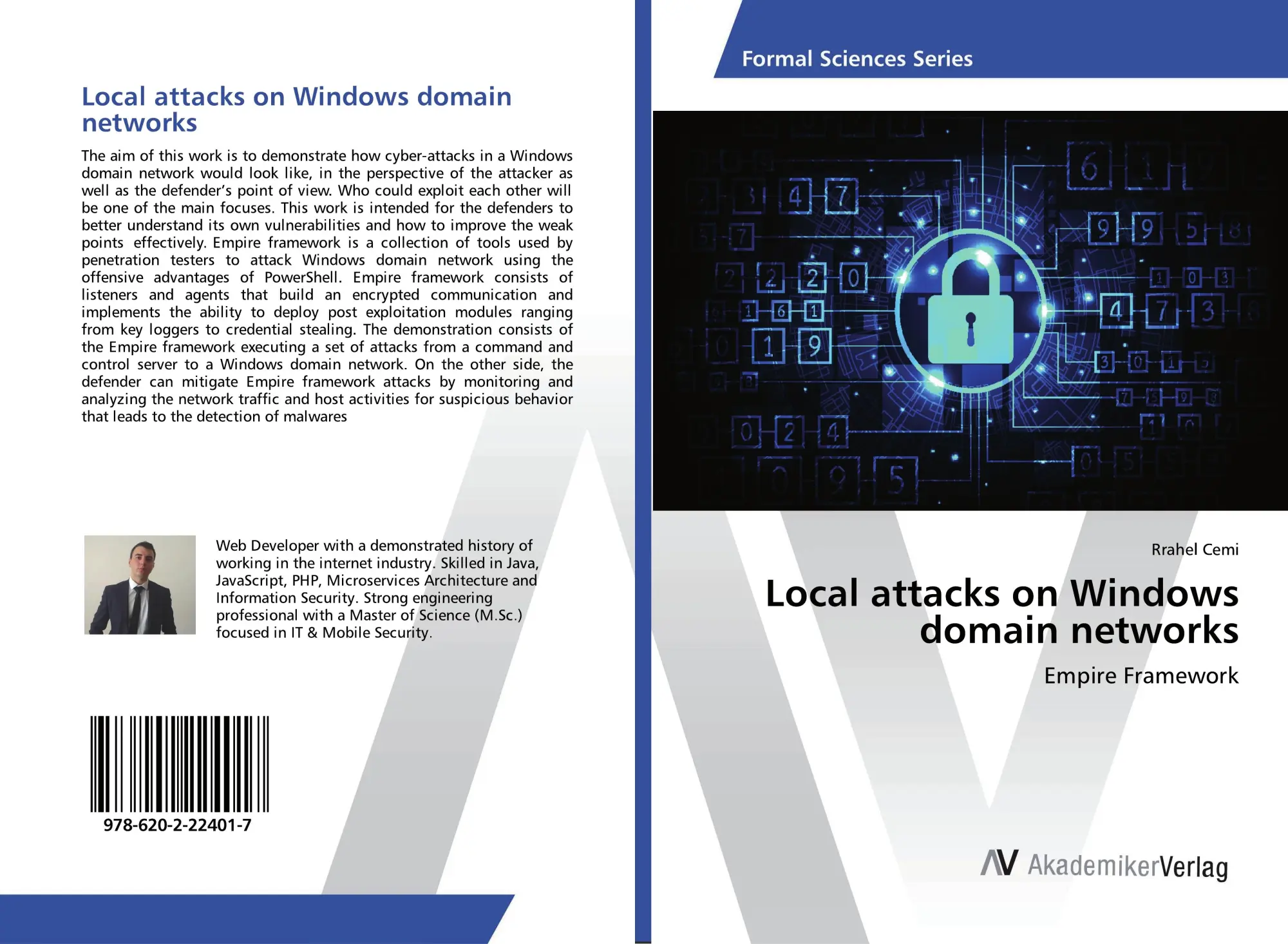 Cover: 9786202224017 | Local attacks on Windows domain networks | Empire Framework | Cemi