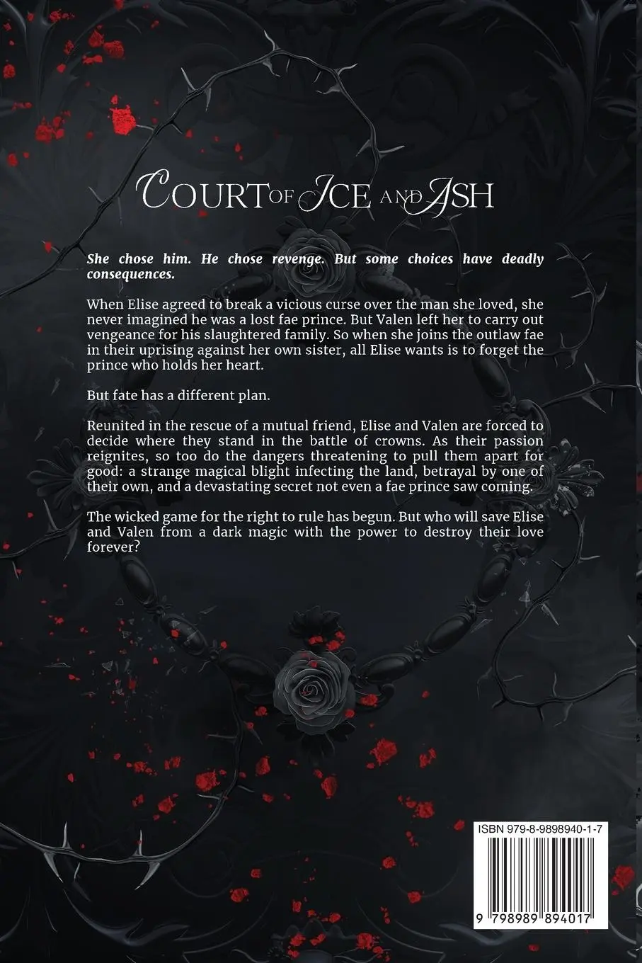 Rückseite: 9798989894017 | Court of Ice and Ash | Lj Andrews | Taschenbuch | Englisch | 2021