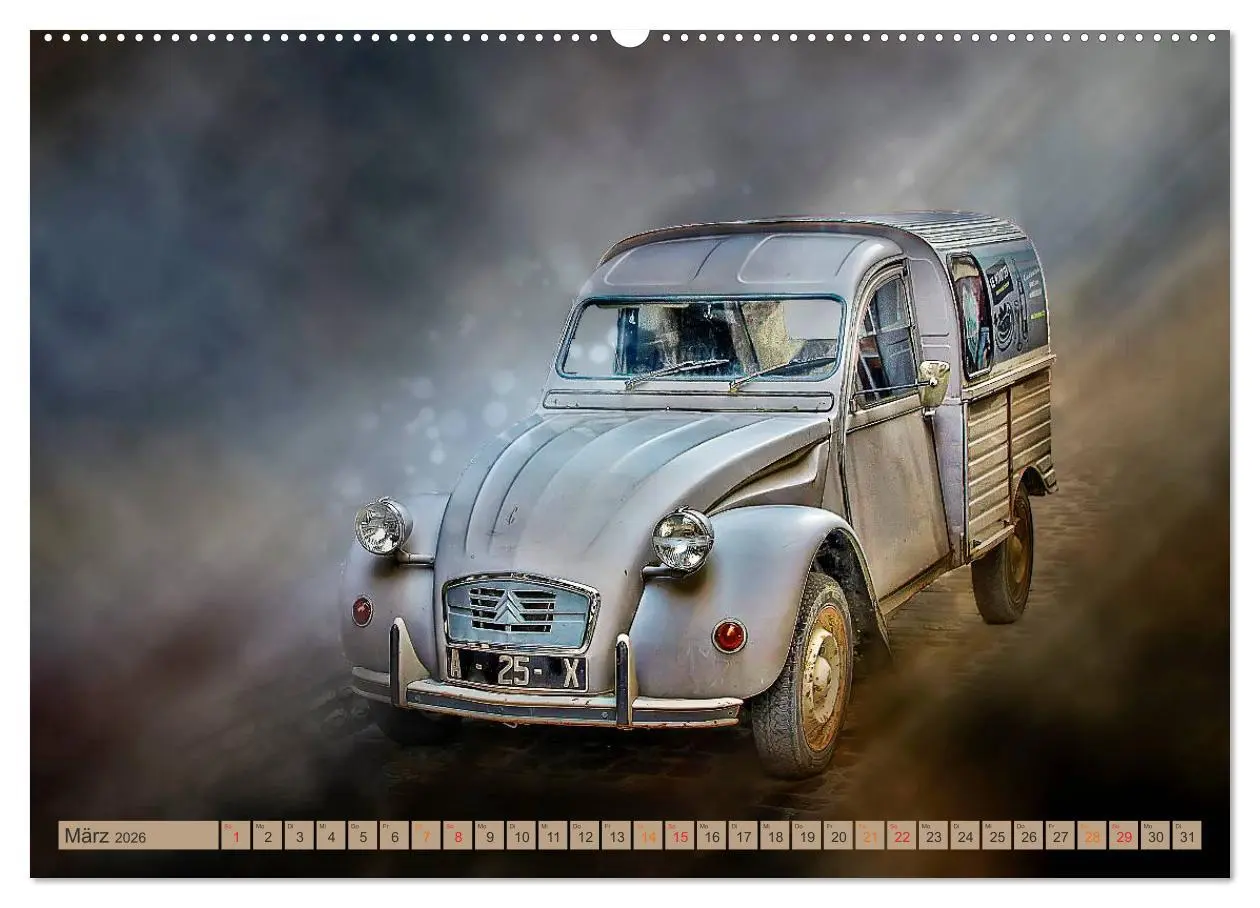 Bild: 9783457734117 | Die Ente - Citroën 2CV (hochwertiger Premium Wandkalender 2026 DIN...