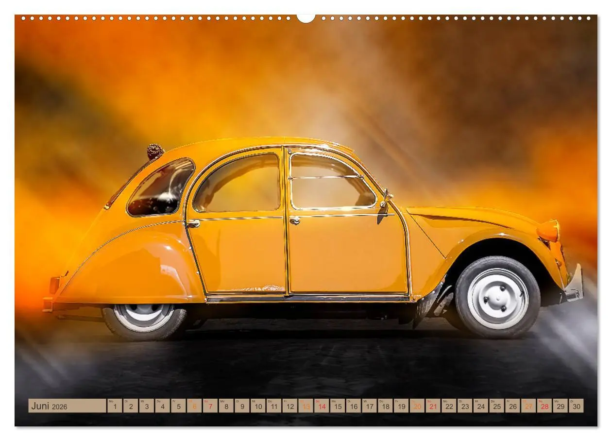Bild: 9783457734117 | Die Ente - Citroën 2CV (hochwertiger Premium Wandkalender 2026 DIN...