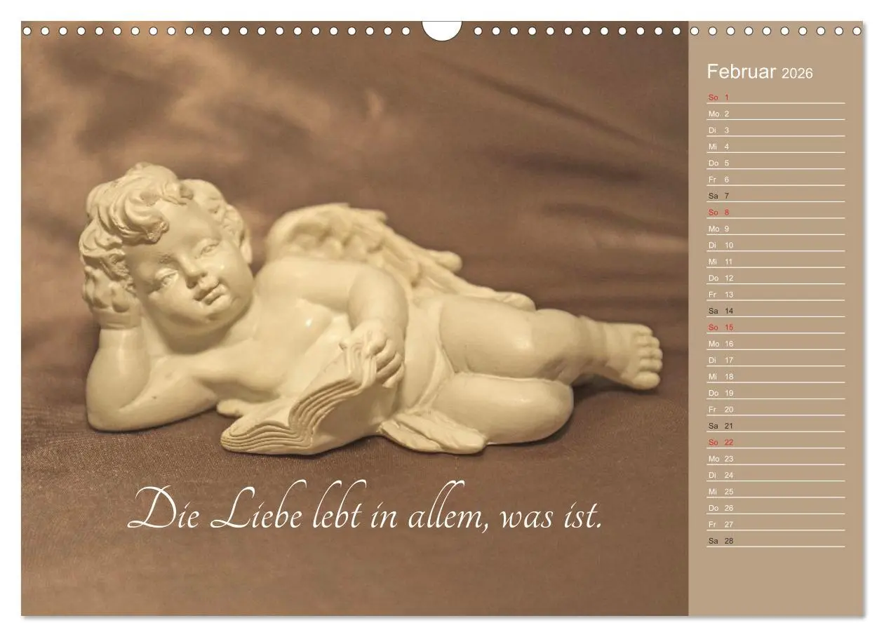 Bild: 9783457974117 | Engel - Die Worte der Liebe (Wandkalender 2026 DIN A3 quer),...