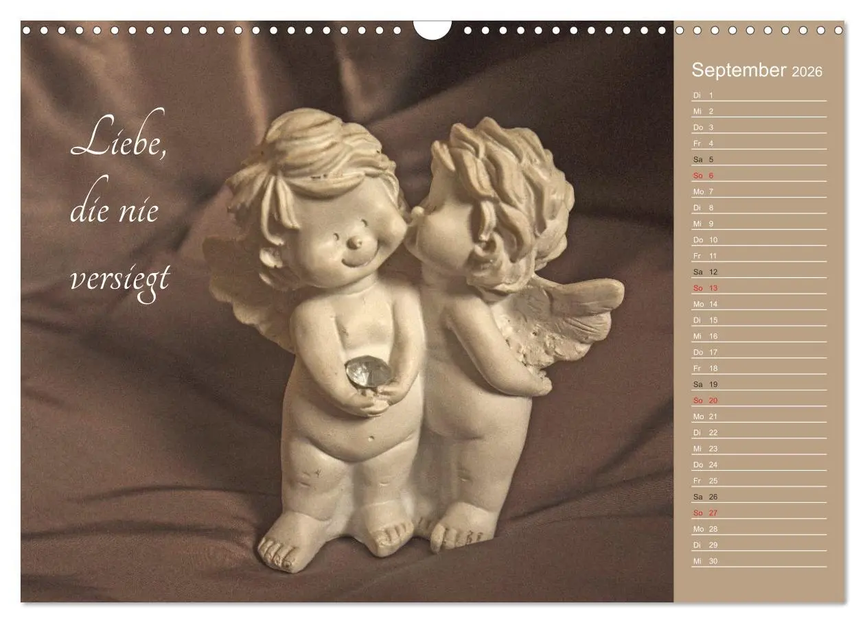 Bild: 9783457974117 | Engel - Die Worte der Liebe (Wandkalender 2026 DIN A3 quer),...