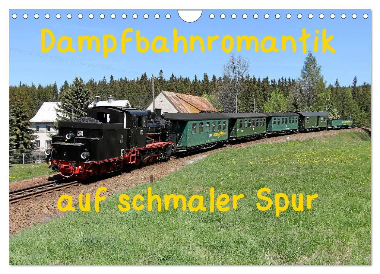 Cover: 9783516204117 | Dampfbahnromantik auf schmaler Spur (Wandkalender 2026 DIN A4...