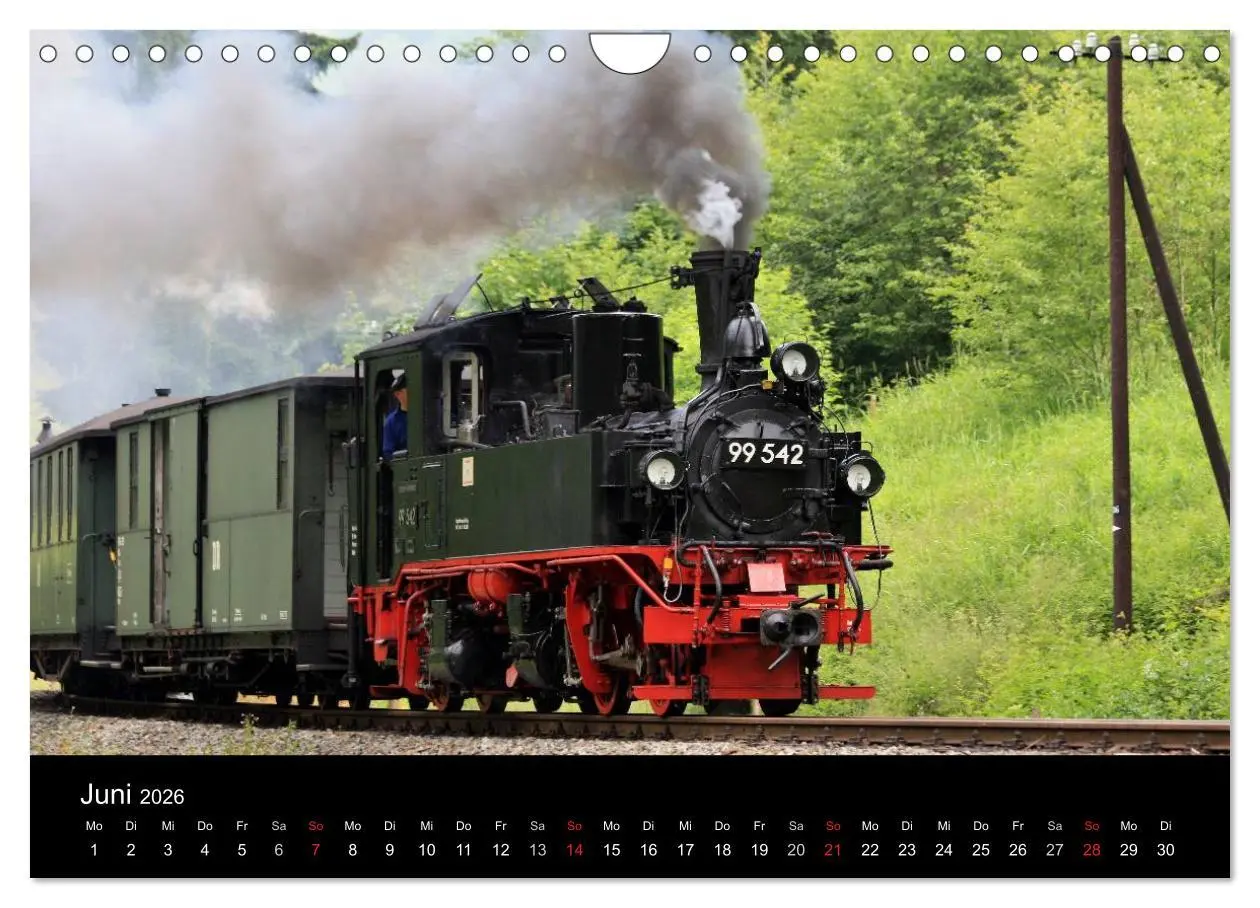 Bild: 9783516204117 | Dampfbahnromantik auf schmaler Spur (Wandkalender 2026 DIN A4...