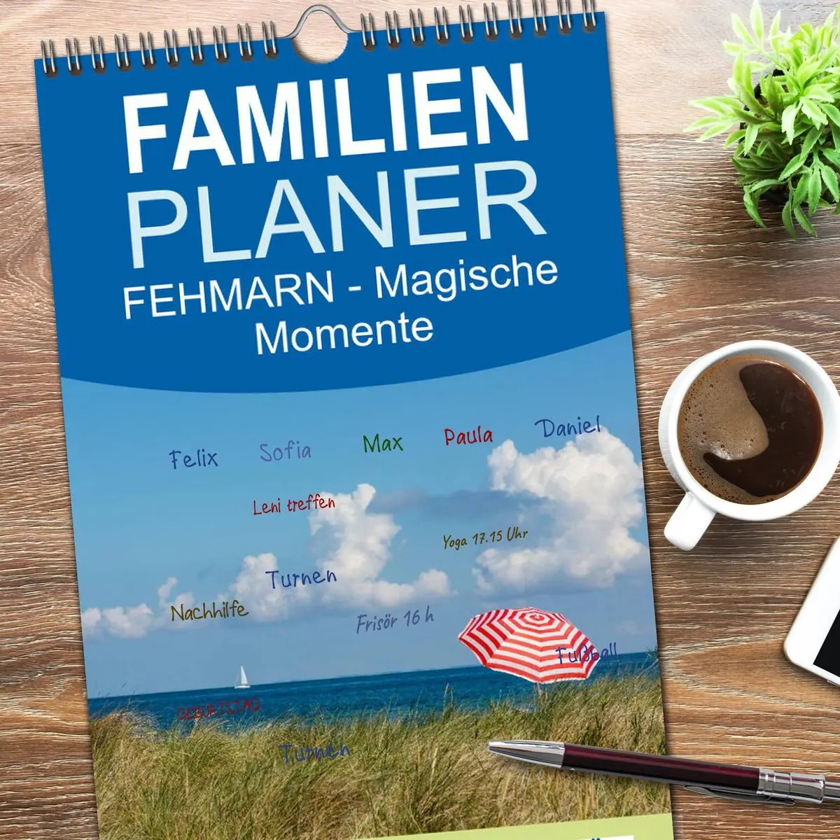 Bild: 9783516514117 | Familienplaner 2026 - FEHMARN - Magische Momente mit 5 Spalten...