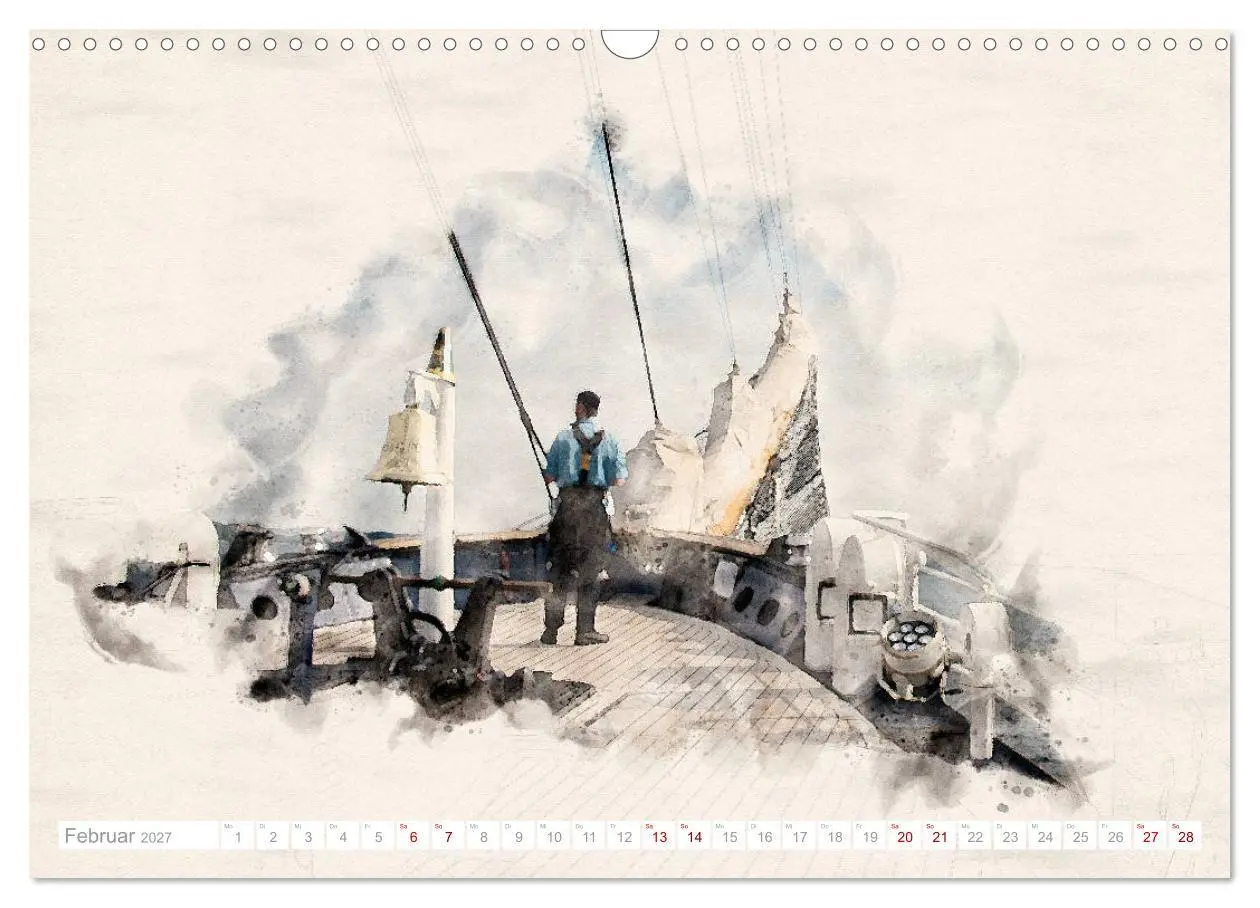 Bild: 9783569534117 | Künstlerische Ansichten der Gorch Fock (Wandkalender 2027 DIN A3...