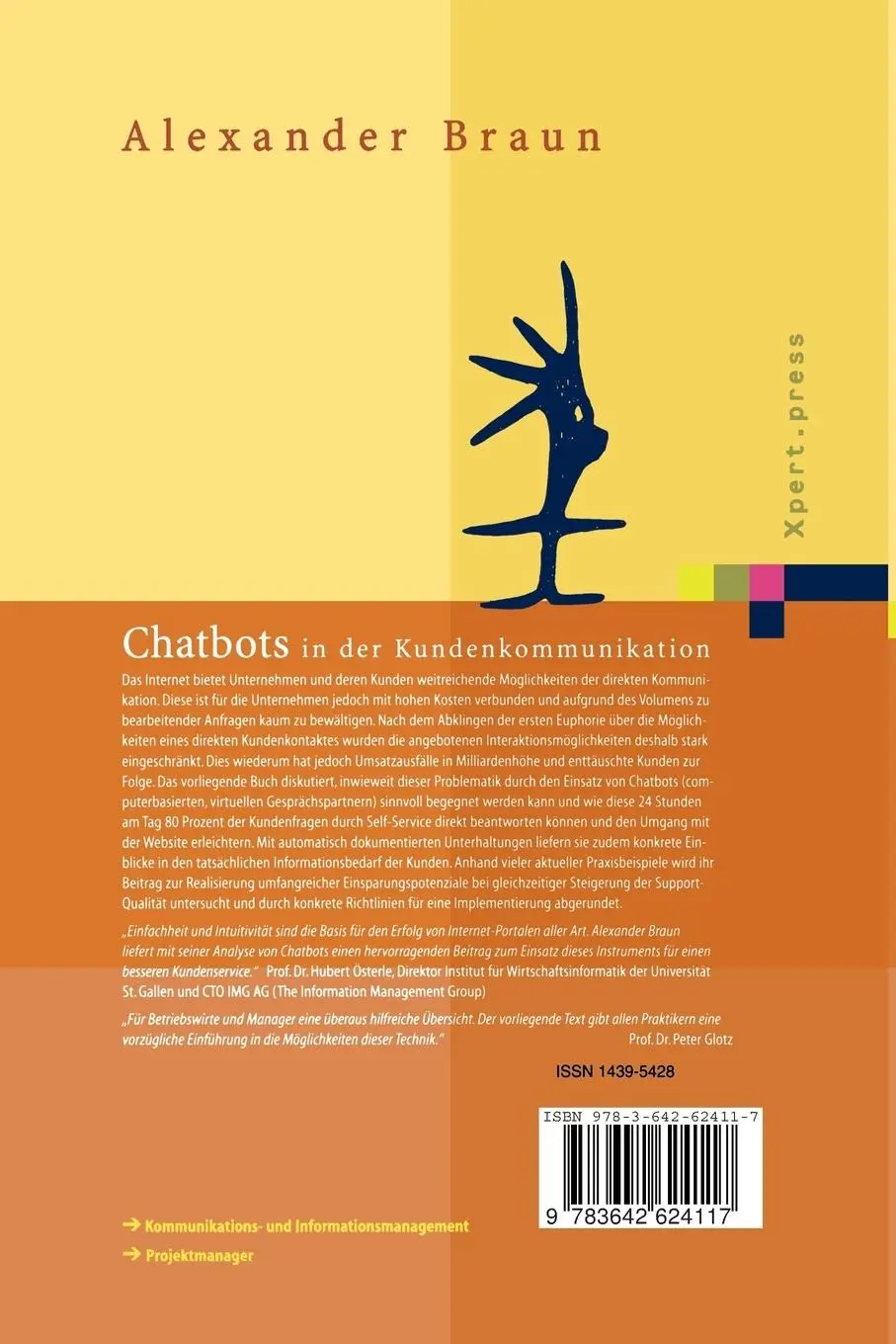 Rückseite: 9783642624117 | Chatbots in der Kundenkommunikation | Alexander Braun | Taschenbuch