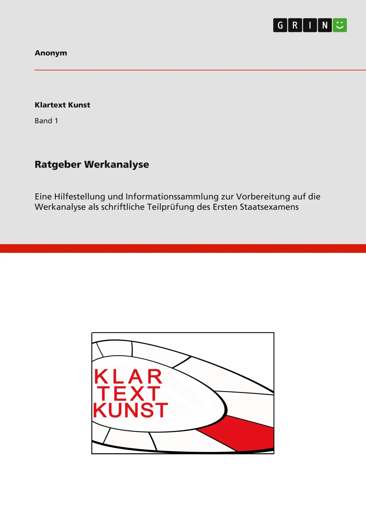 Cover: 9783656104117 | Ratgeber Werkanalyse | Anonymous | Taschenbuch | 80 S. | Deutsch