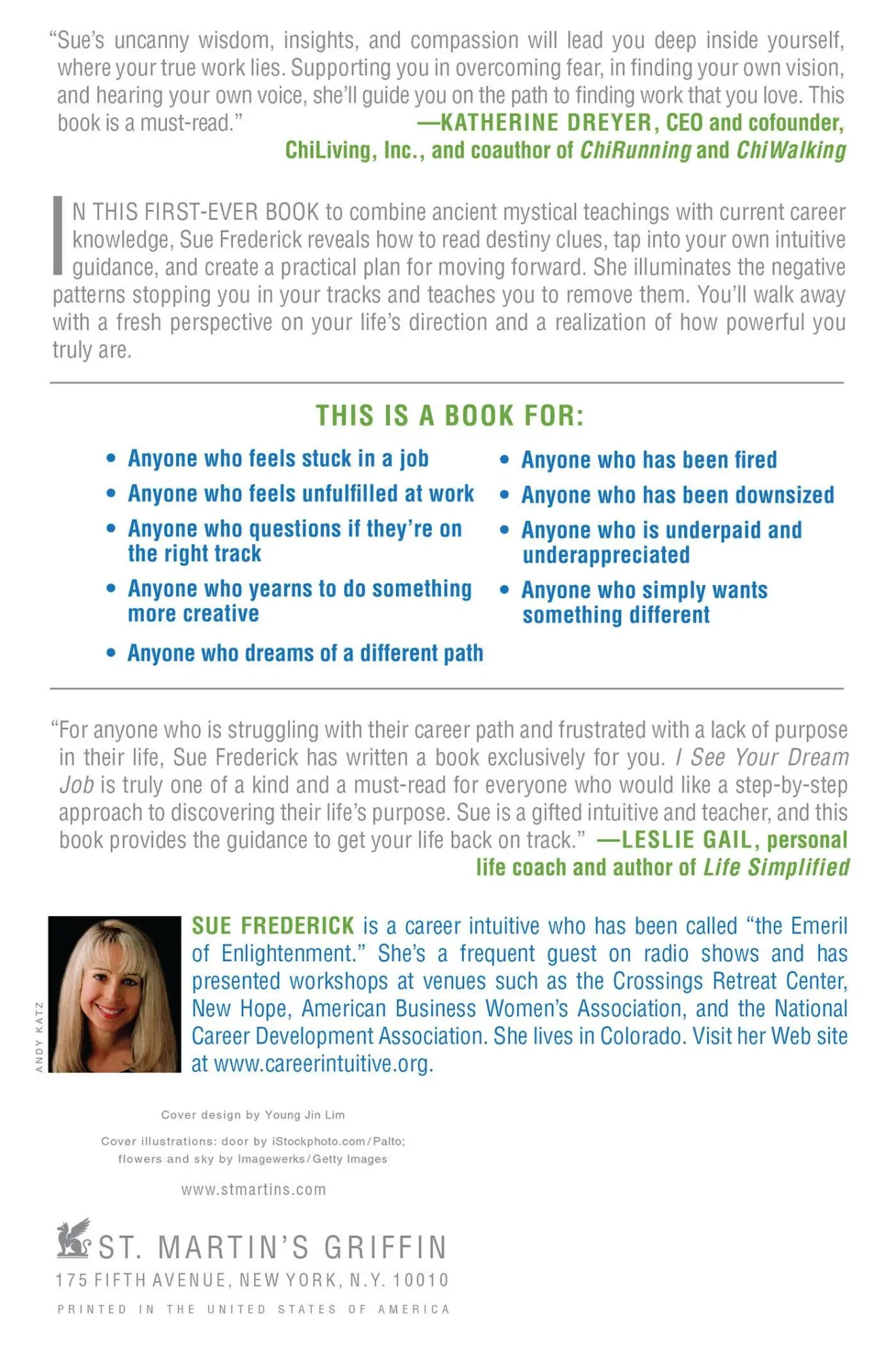 Rückseite: 9780312554217 | I See Your Dream Job | Sue Frederick | Taschenbuch | Englisch | 2010