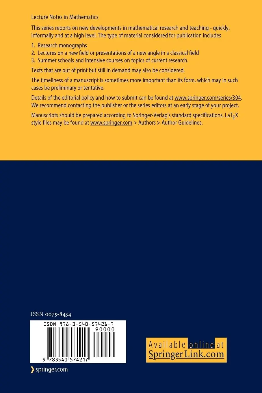 Rückseite: 9783540574217 | Dirichlet Forms | E. Fabes (u. a.) | Taschenbuch | Englisch | 1993