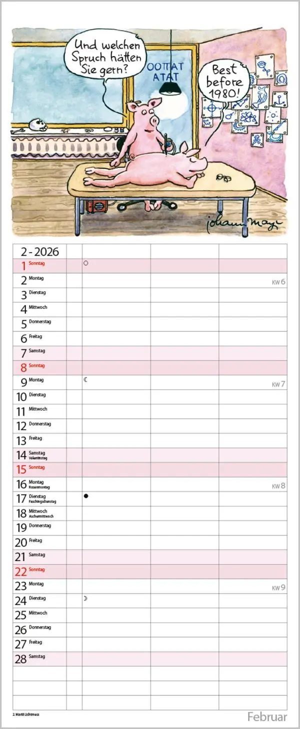 Bild: 9783731884217 | Planer für den (Un-)Ruhestand 2026 | Verlag Korsch | Kalender | 14 S.