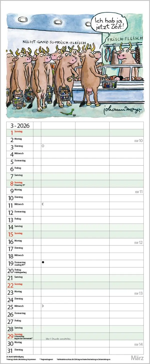 Bild: 9783731884217 | Planer für den (Un-)Ruhestand 2026 | Verlag Korsch | Kalender | 14 S.