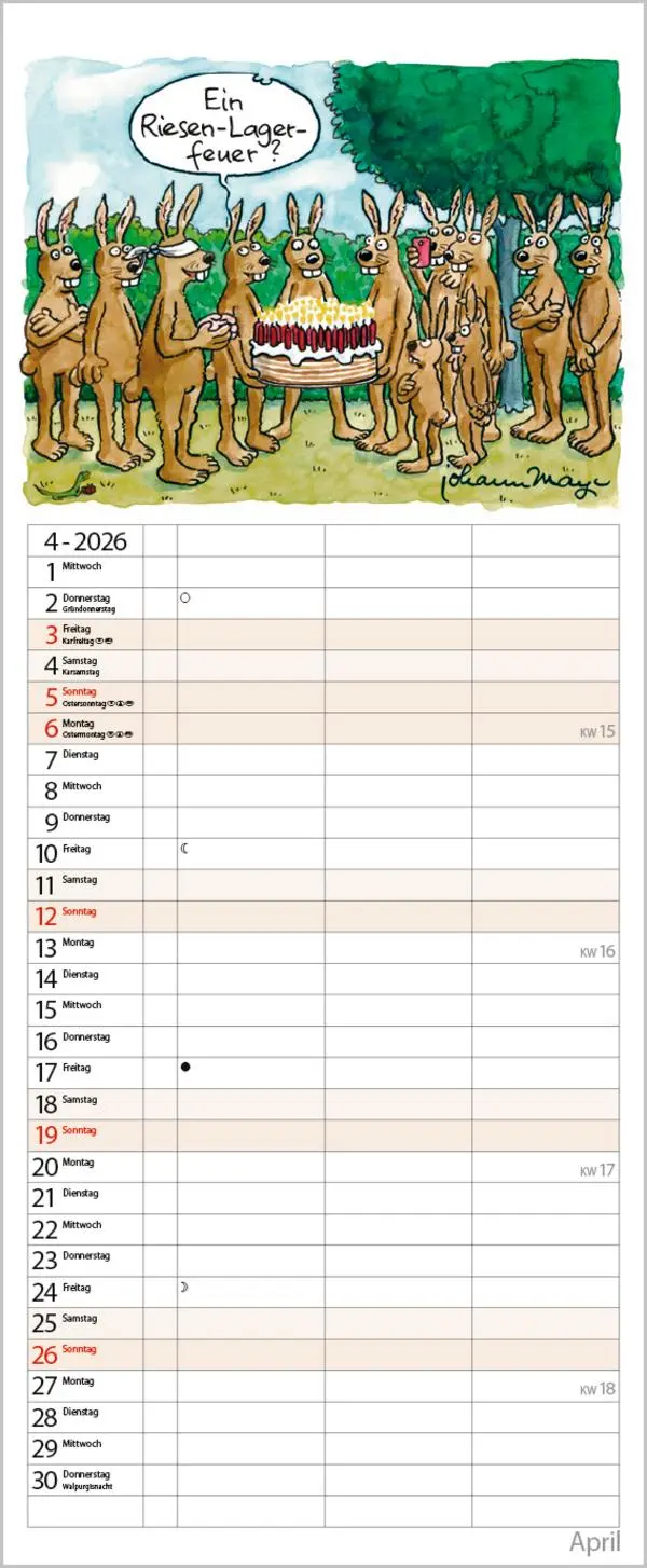 Bild: 9783731884217 | Planer für den (Un-)Ruhestand 2026 | Verlag Korsch | Kalender | 14 S.