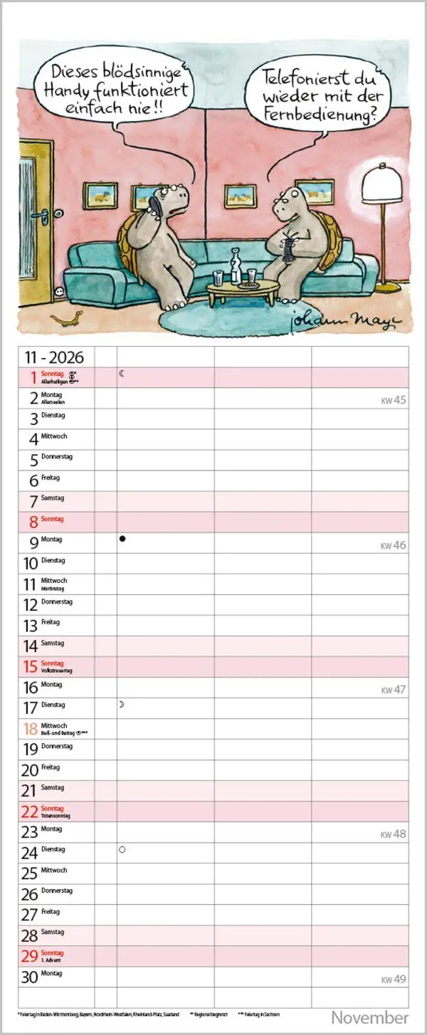 Bild: 9783731884217 | Planer für den (Un-)Ruhestand 2026 | Verlag Korsch | Kalender | 14 S.