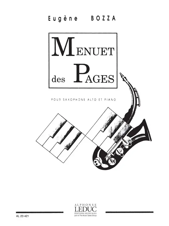 Cover: 9790046234217 | Menuet des Pages | Eugène Bozza | Buch | Alphonse Leduc