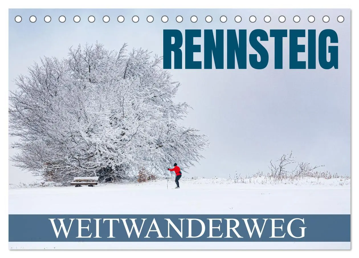 Cover: 9783457404317 | Rennsteig - Weitwanderweg (Tischkalender 2026 DIN A5 quer),...