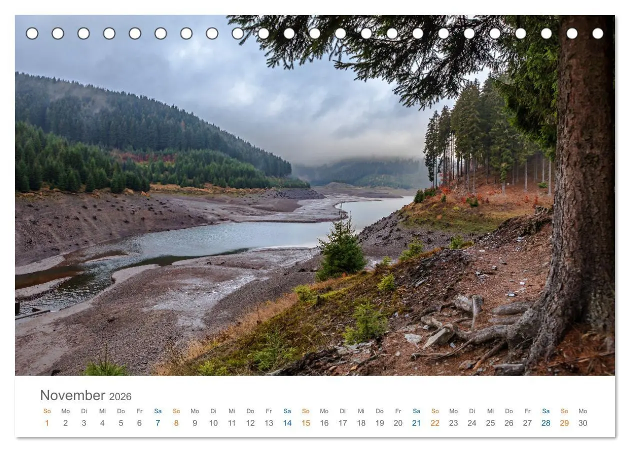 Bild: 9783457404317 | Rennsteig - Weitwanderweg (Tischkalender 2026 DIN A5 quer),...