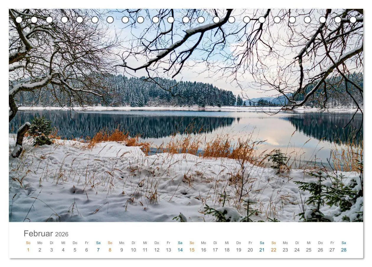 Bild: 9783457404317 | Rennsteig - Weitwanderweg (Tischkalender 2026 DIN A5 quer),...