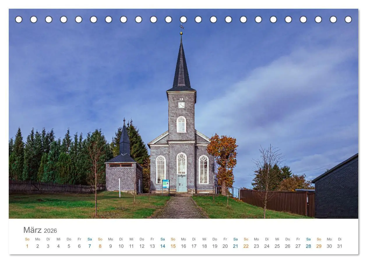 Bild: 9783457404317 | Rennsteig - Weitwanderweg (Tischkalender 2026 DIN A5 quer),...
