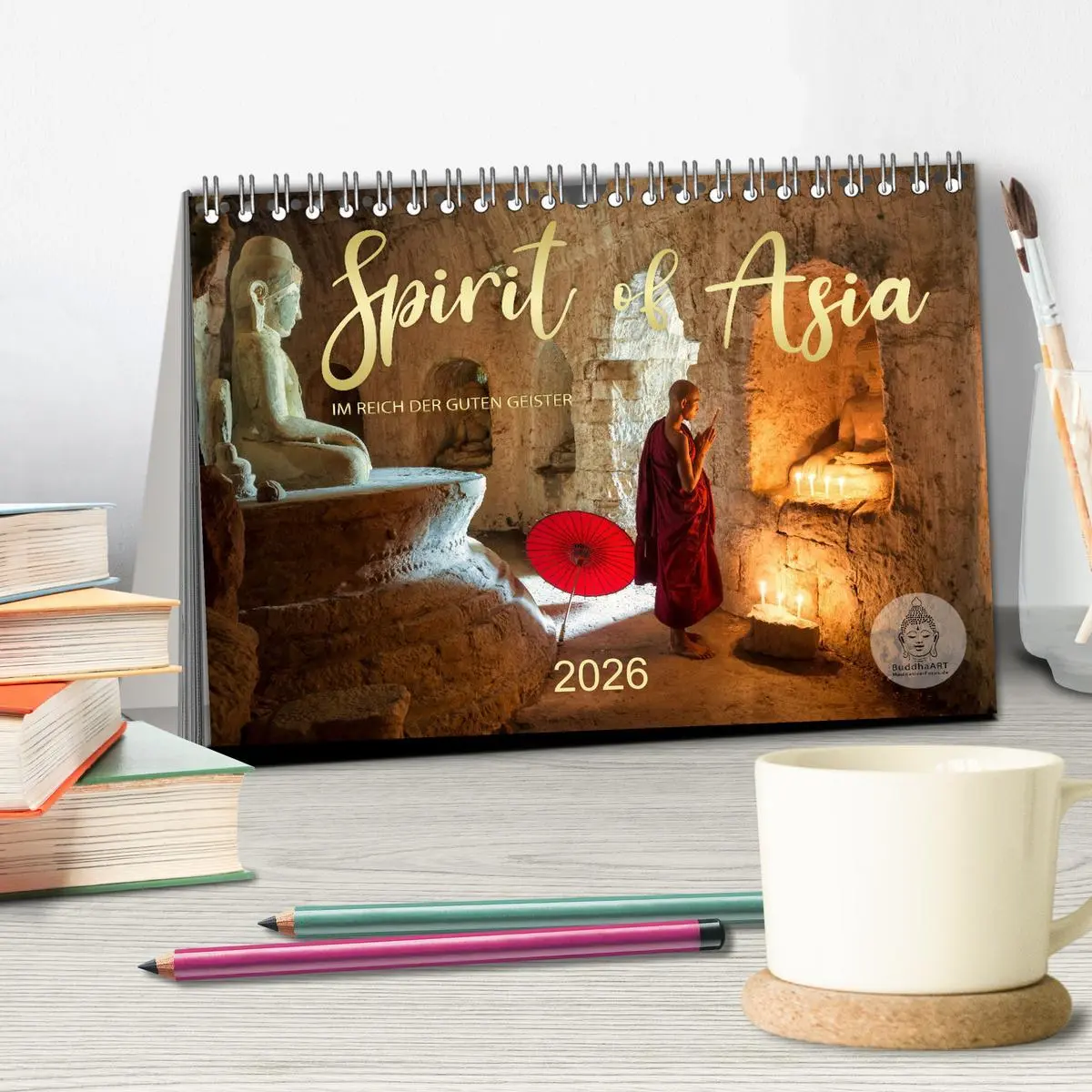 Bild: 9783457644317 | Spirit of Asia - Im Reich der guten Geister (Tischkalender 2026 DIN...