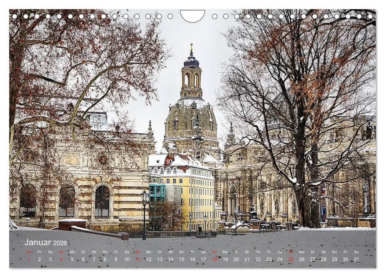 Bild: 9783516114317 | Dresden Bilder 2026 (Wandkalender 2026 DIN A4 quer), CALVENDO...