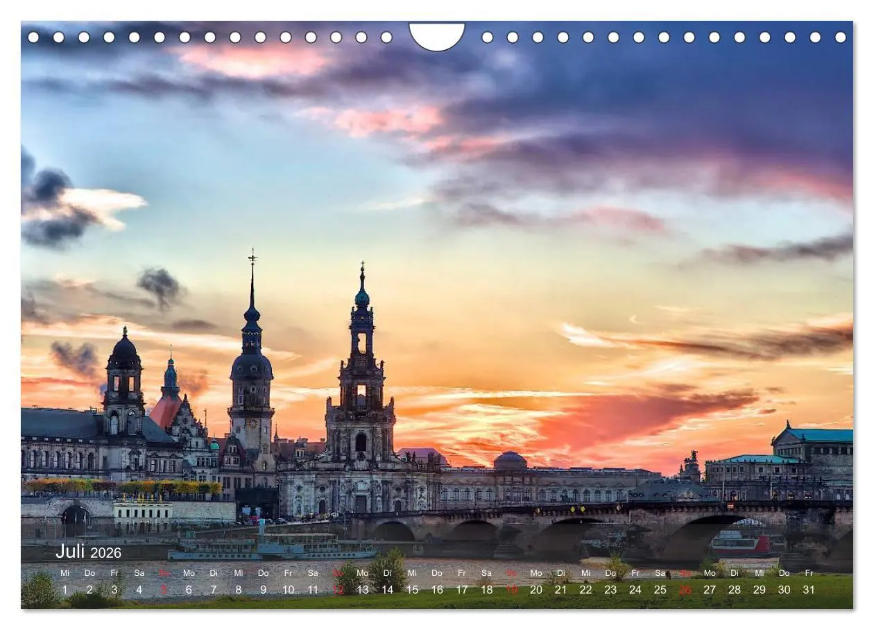 Bild: 9783516114317 | Dresden Bilder 2026 (Wandkalender 2026 DIN A4 quer), CALVENDO...
