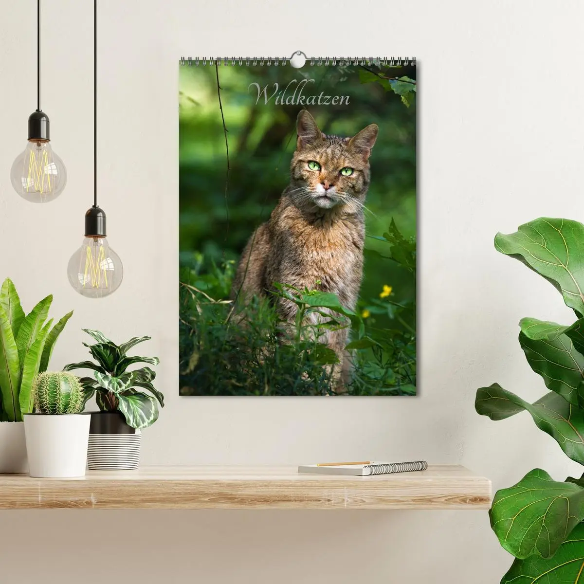 Bild: 9783516424317 | Wildkatzen - scheue Jäger (Wandkalender 2026 DIN A3 hoch), CALVENDO...