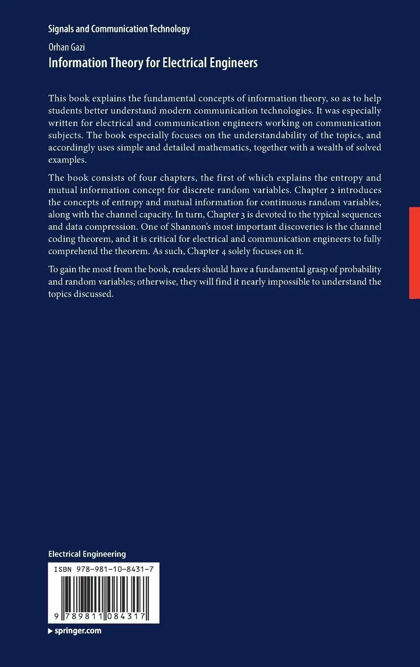 Rückseite: 9789811084317 | Information Theory for Electrical Engineers | Orhan Gazi | Buch | ix