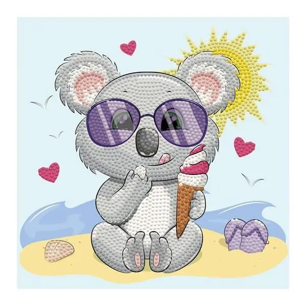Bild: 4895225924417 | Diamond Dotz Koala Eiscreme | 2592441 | Deutsch | 2024 | DIAMOND DOTZ