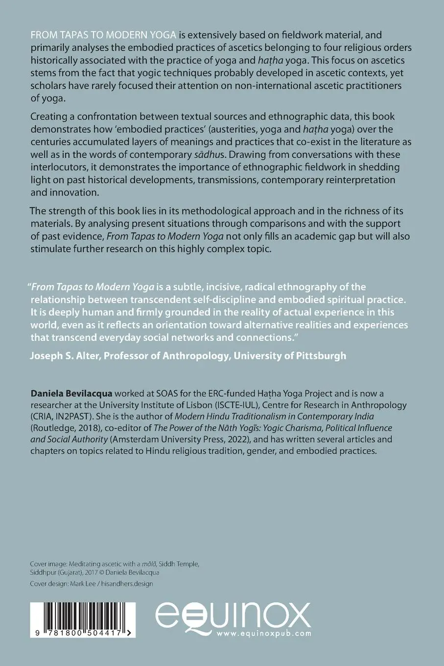 Rückseite: 9781800504417 | From Tapas to Modern Yoga | Daniela Bevilacqua | Taschenbuch | 2024