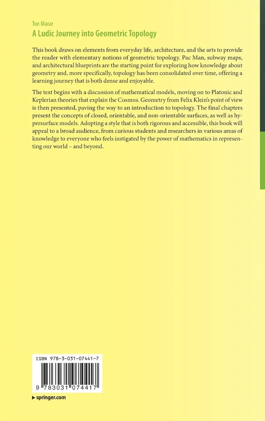 Rückseite: 9783031074417 | A Ludic Journey into Geometric Topology | Ton Marar | Buch | xiv