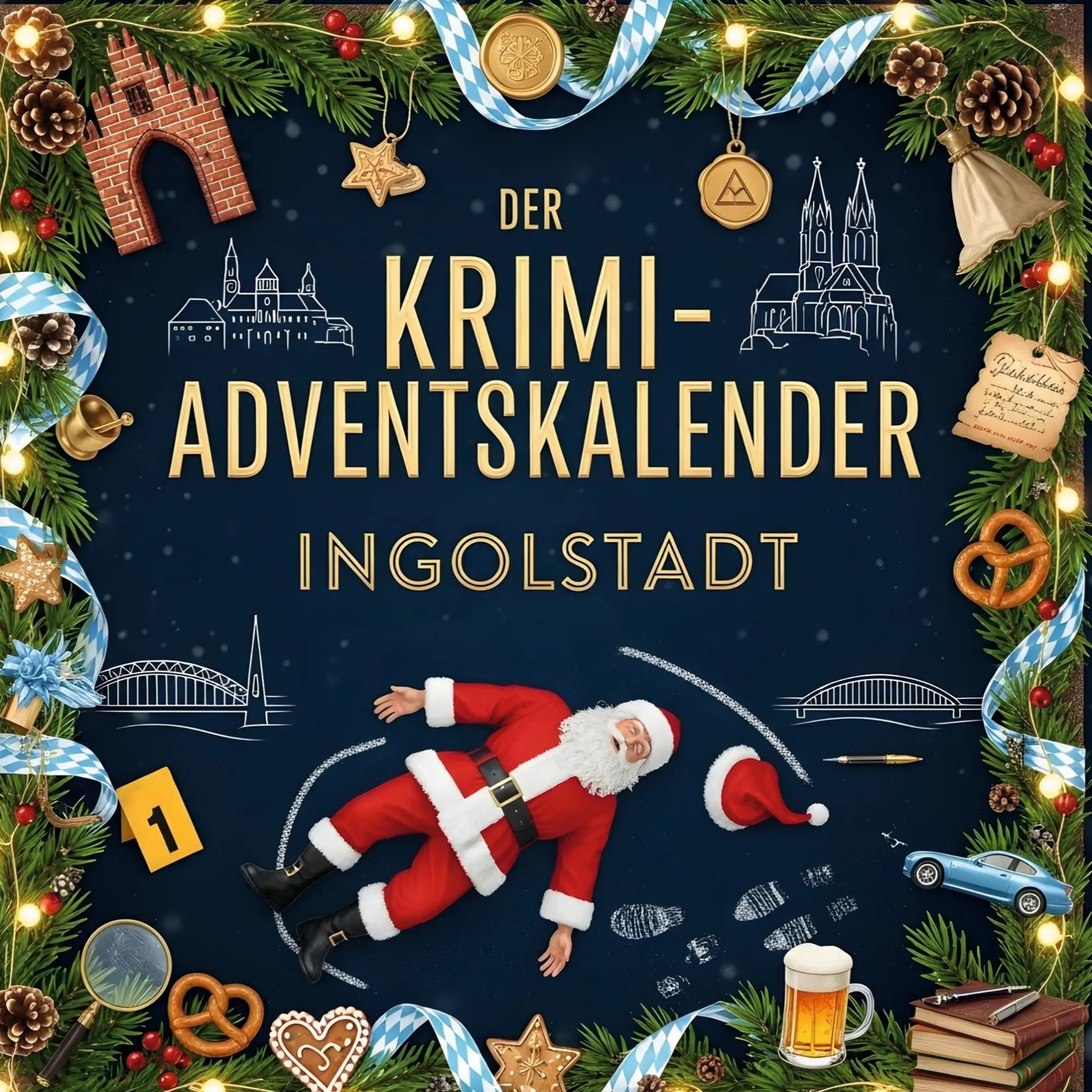 Cover: 9783695304417 | Der Krimi-Adventskalender Ingolstadt | Mordsverdächtig in 24 Akten