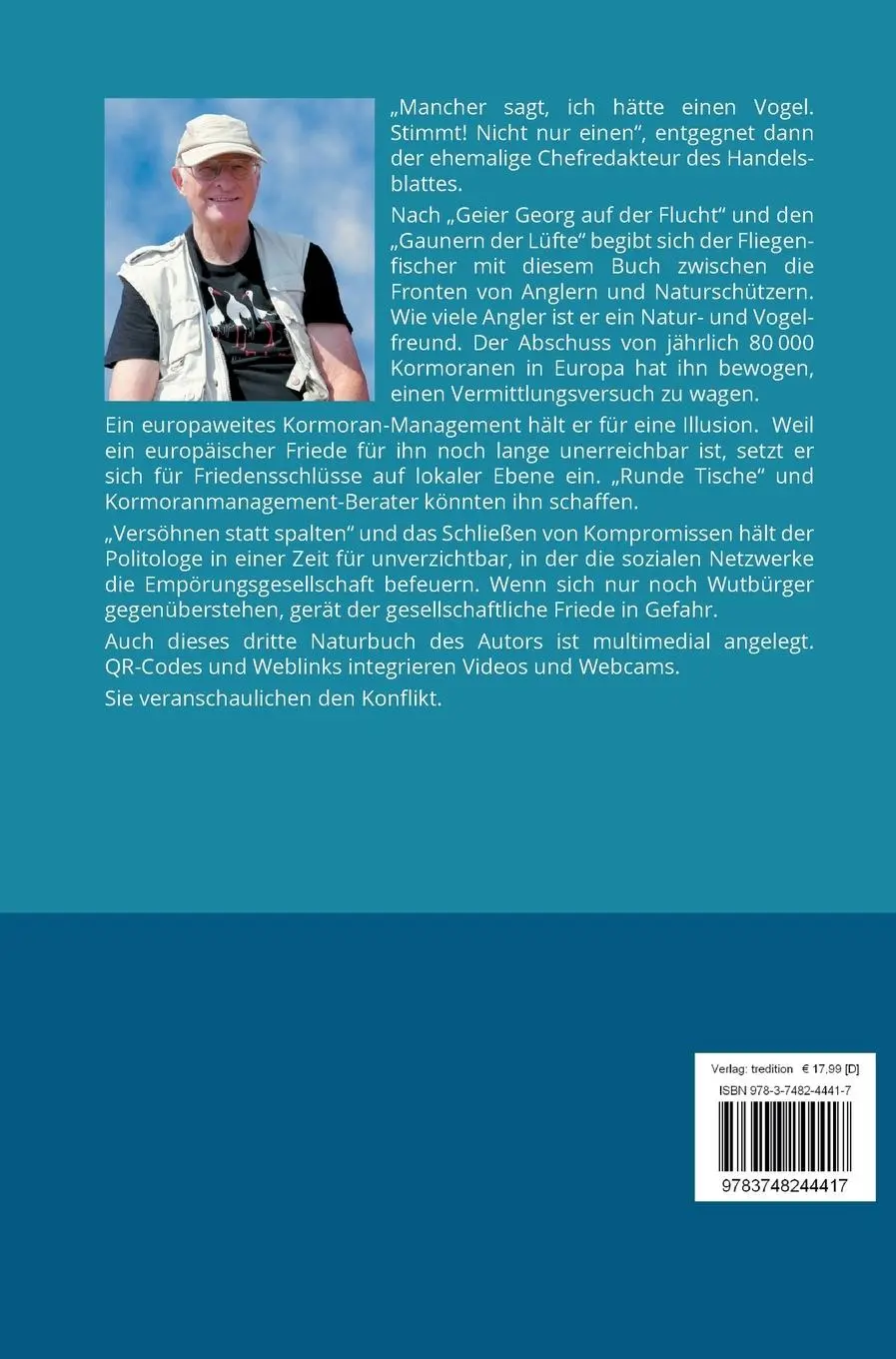 Rückseite: 9783748244417 | Der Kormoran-Krieg | Rainer Nahrendorf | Buch | 120 S. | Deutsch