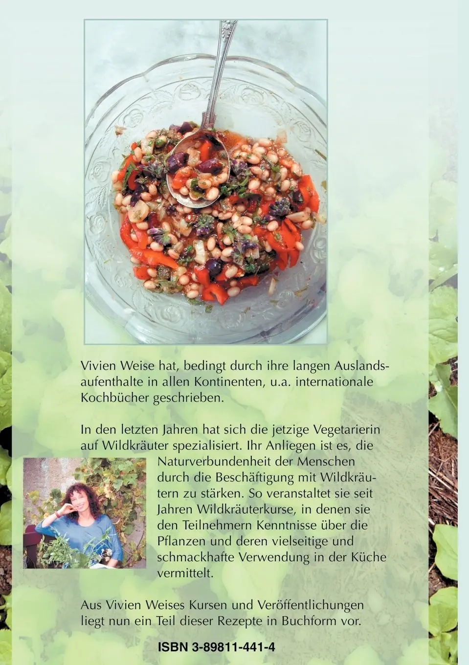 Rückseite: 9783898114417 | Köstlichkeiten aus der Natur | Vivien Weise | Taschenbuch | 168 S.