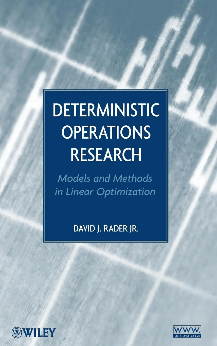 Cover: 9780470484517 | Deterministic Operations Research | David J. Rader | Buch | 632 S.