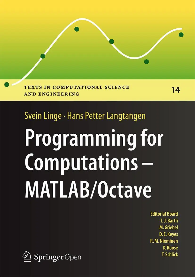 Cover: 9783319324517 | Programming for Computations - MATLAB/Octave | Langtangen (u. a.) Cover: 9783319324517 | Programming for Computations - MATLAB/Octave | Langtangen (u. a.)