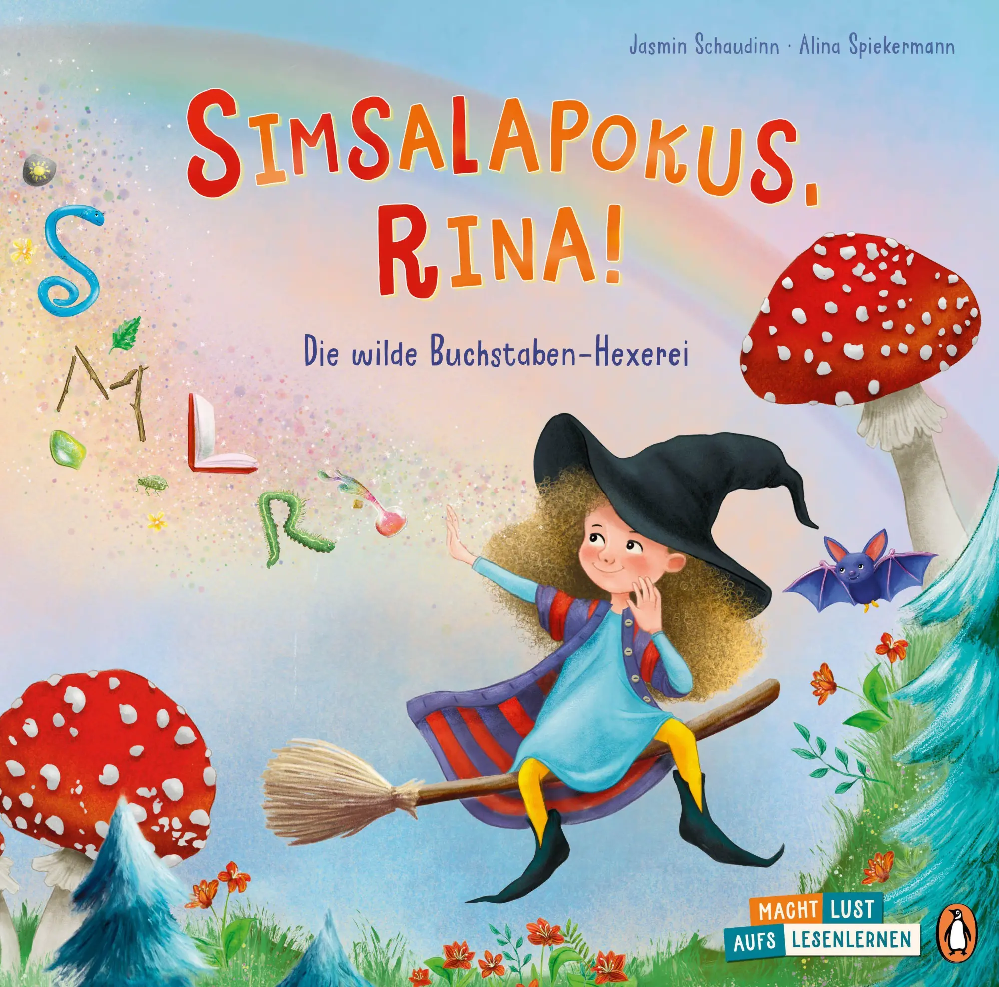 Cover: 9783328304517 | Simsalapokus, Rina! Die wilde Buchstaben-Hexerei | Jasmin Schaudinn