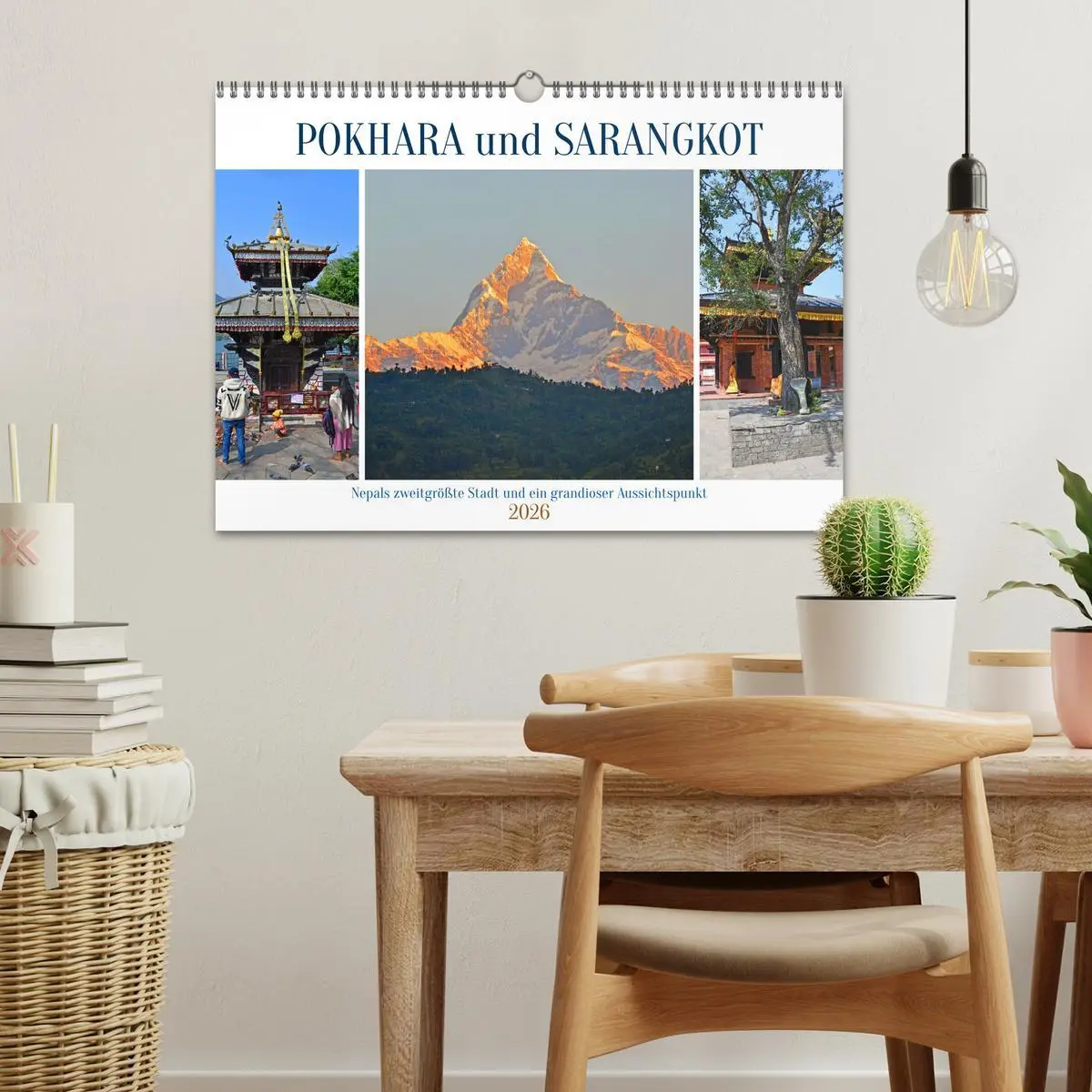 Bild: 9783457484517 | POKHARA und SARANGKOT (Wandkalender 2026 DIN A3 quer), CALVENDO...