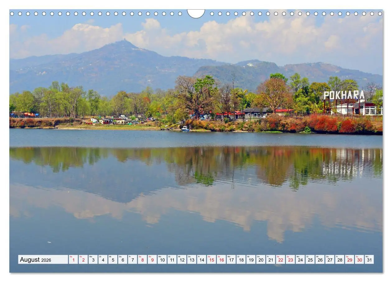 Bild: 9783457484517 | POKHARA und SARANGKOT (Wandkalender 2026 DIN A3 quer), CALVENDO...