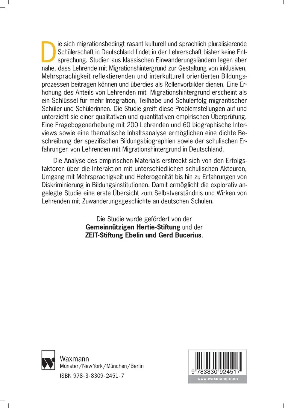 Rückseite: 9783830924517 | Vielfalt im Lehrerzimmer | Viola B. Georgi (u. a.) | Taschenbuch