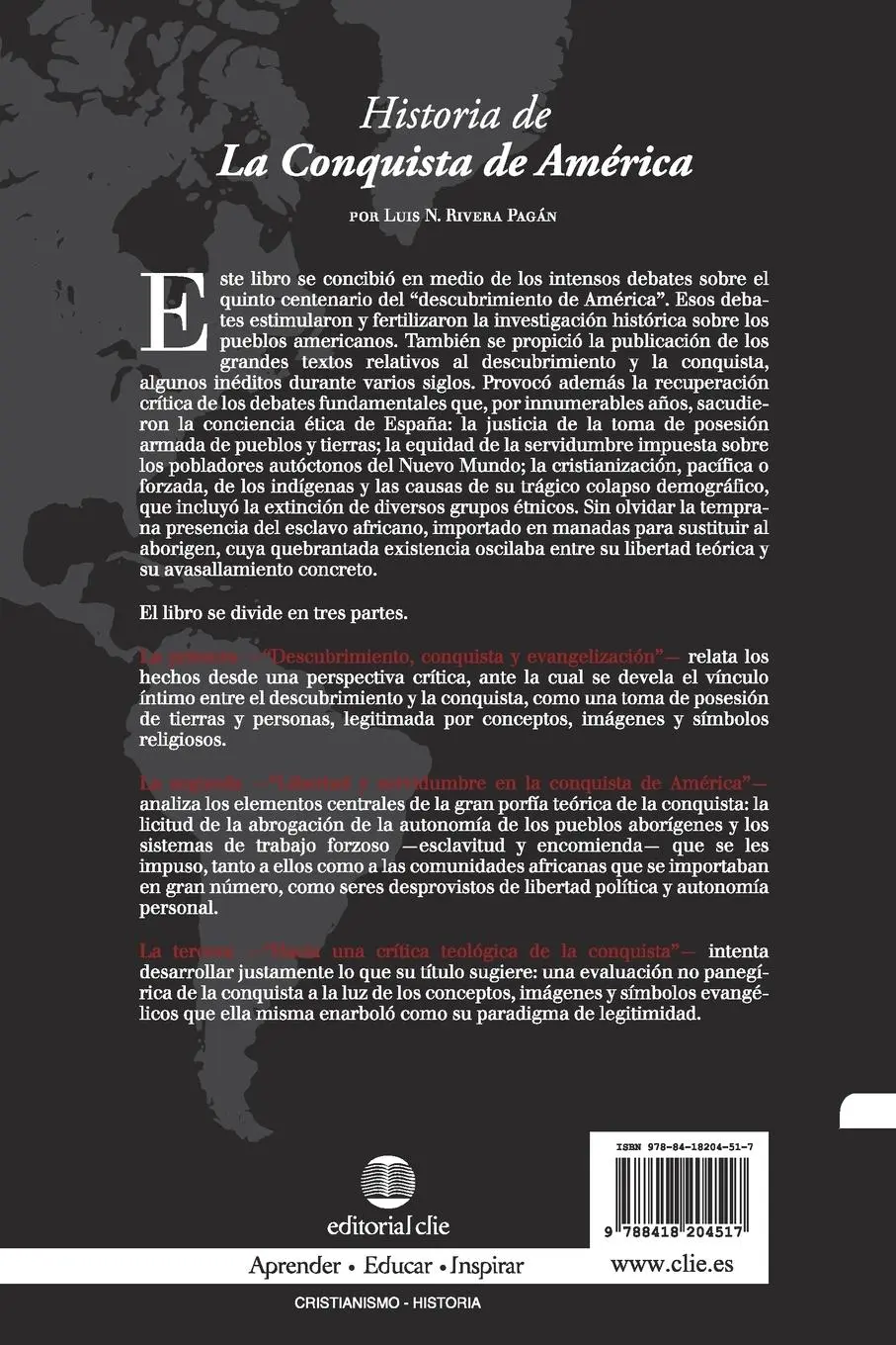 Rückseite: 9788418204517 | Historia de la conquista de América | Evangelización y violencia