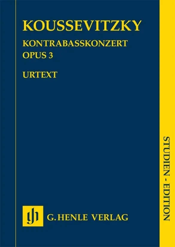 Cover: 9790201874517 | Serge Koussevitzky - Kontrabasskonzert op. 3 | Tobias Glöckler | 2023