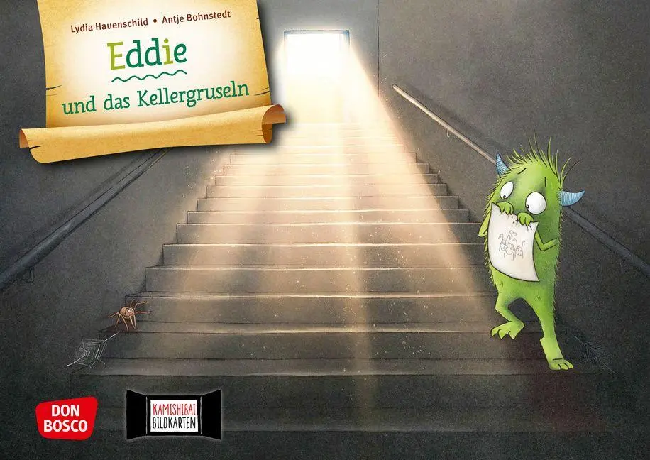 Cover: 4260694924617 | Eddie und das Kellergruseln. Kamishibai Bildkartenset | Hauenschild